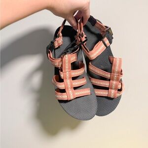 Teva Women's Sandals in Coral and Black